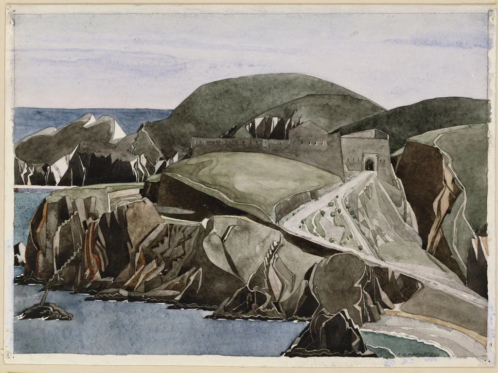 La strada attraverso le rocce, 1926 - 27 ca